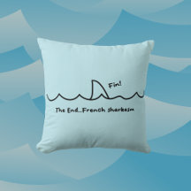 Shark Joke Fin The End French Sharkasmus