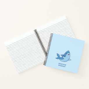 Shark Kid's Niedliches Kawaii-Notebook Notizbuch
