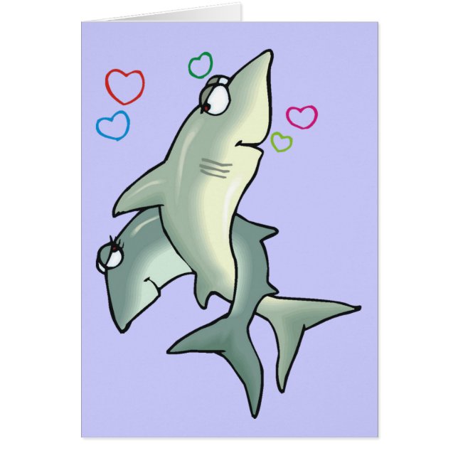 Shark Liebe Card (Vorne)