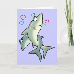 Shark Liebe Card Karte