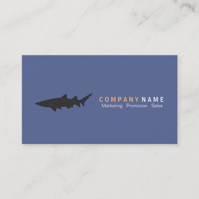 Shark Logo Visitenkarte (Vorderseite)