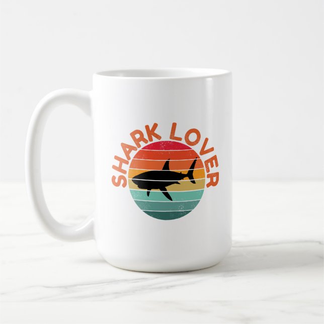 SHARK LOVER KAFFEETASSE (Links)