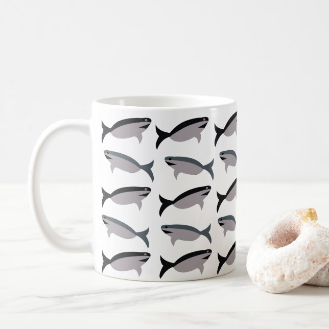Shark Lover Kaffeetasse (Mit Donut)