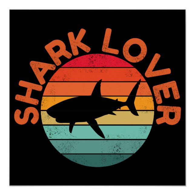 SHARK LOVER POSTER (Vorderseite)