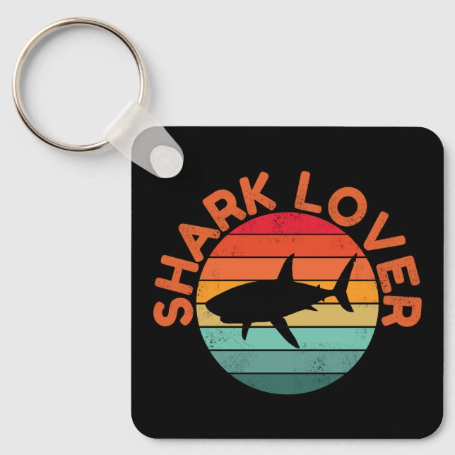 SHARK LOVER SCHLÜSSELANHÄNGER (Vorderseite)