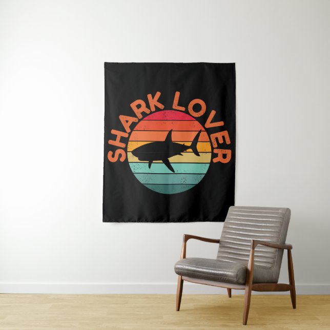 SHARK LOVER WANDTEPPICH (Beispiel)