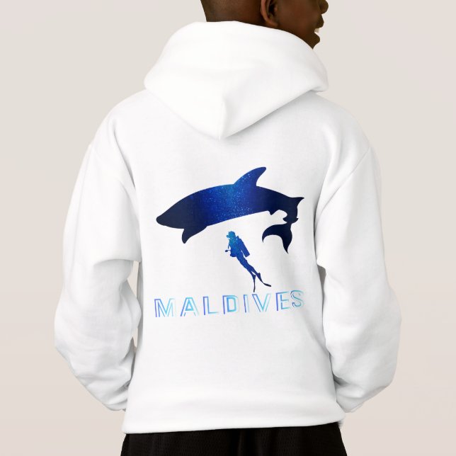 SHARK MALDIVES HOODIE (Rückseite)