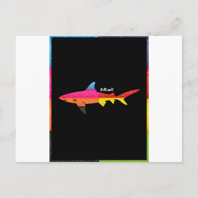 SHARK MAYA AZTEC DRCHOS.COM POSTKARTE (Vorderseite)
