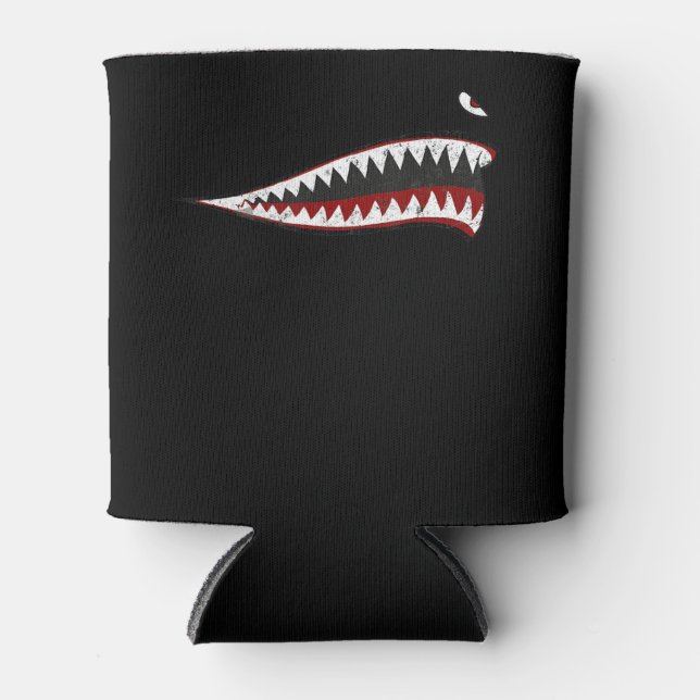 Shark P-40 Warhawk Nose Art Wwii Ww2 Flugzeug Dosenkühler (Vorderseite)