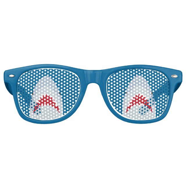 Shark Party Shades Sonnenbrille (Vorderseite)