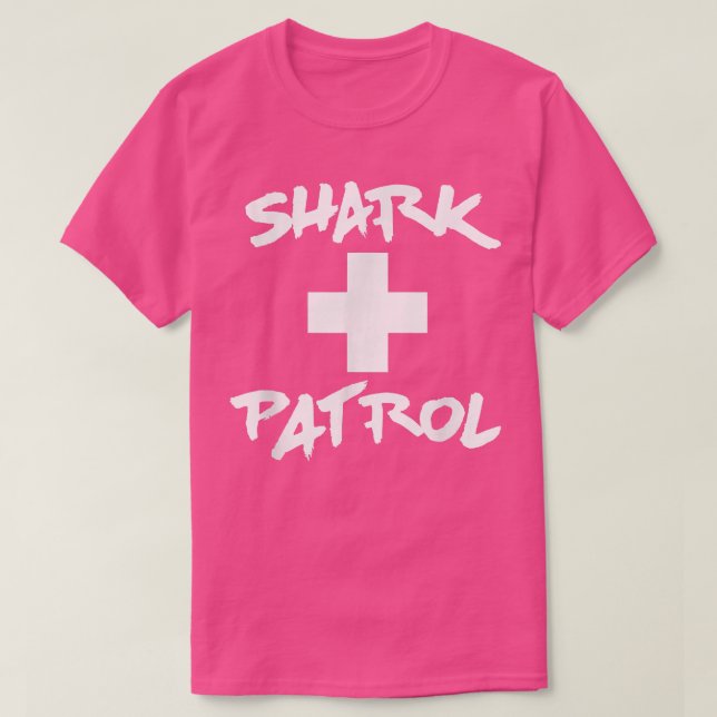 Shark Patrol Beach T-Shirt (Design vorne)