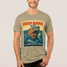 Shark Pei Week: Deep Bark 3D Tri-Blend Shirt