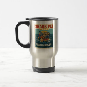 Shark Pei Week: Ready to Rumble Reisebecher