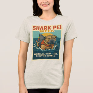 Shark Pei Week: Ready to Rumble Tri-Blend Shirt