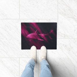 Shark Pink 18 x 24 Fußmatte