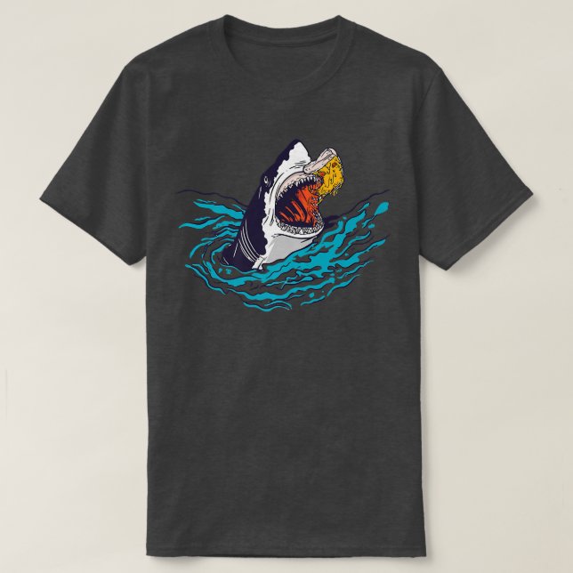 Shark Pizza T-Shirt (Design vorne)