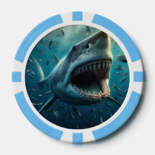 SHARK POKER CHIPS