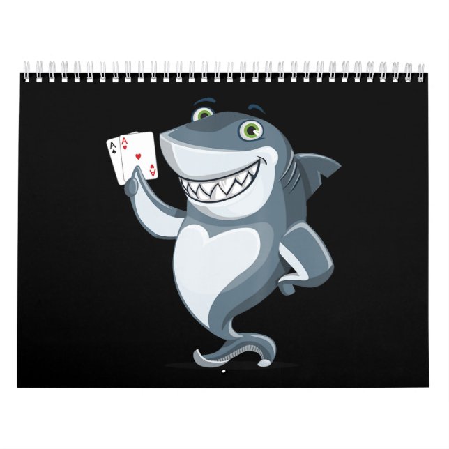 Shark Poker Player - Funny Poker Gift Kalender (Titelbild)