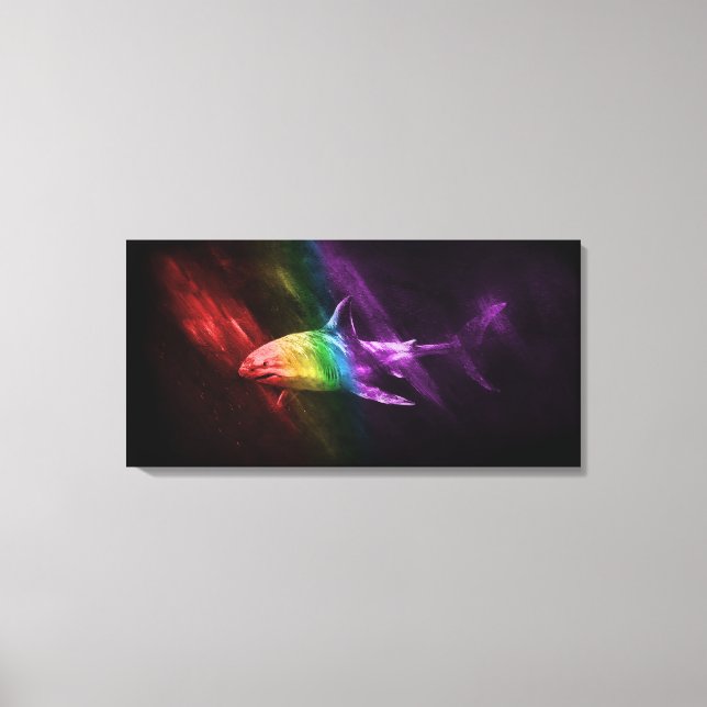 Shark Pride Leinwanddruck (Vorderseite)