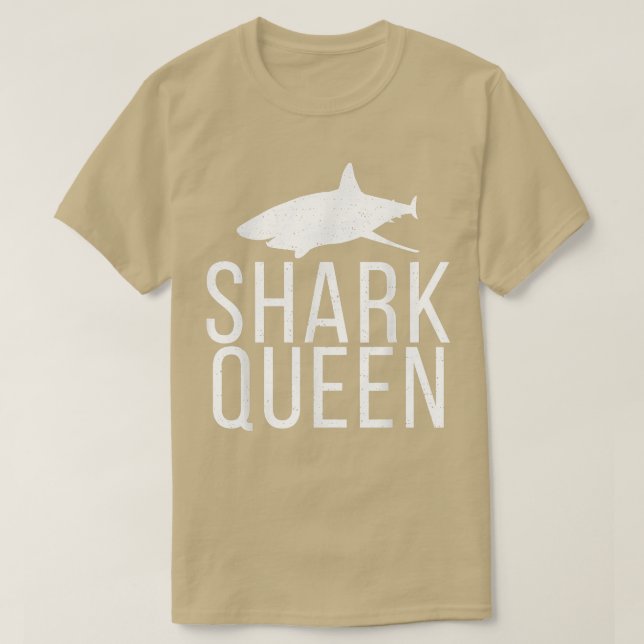 Shark Queen Shark Lover T-Shirt (Design vorne)