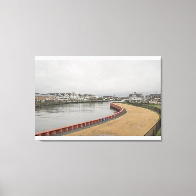 Shark River Back Bay Belmar NJ Leinwanddruck (Vorderseite)