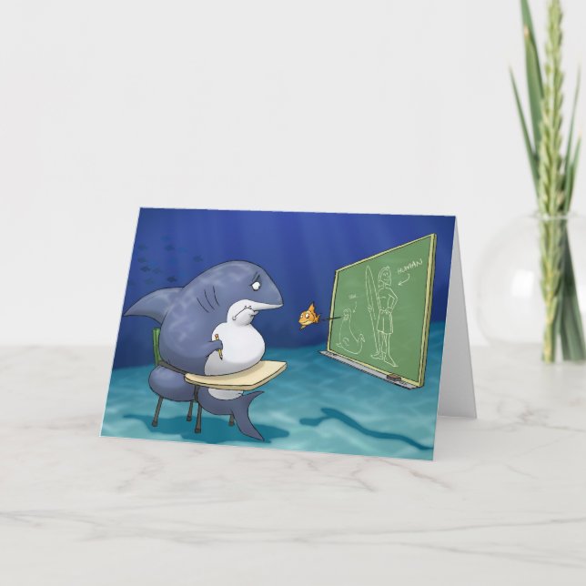 Shark School Card Karte (Vorderseite)