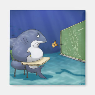 Shark School Magnet