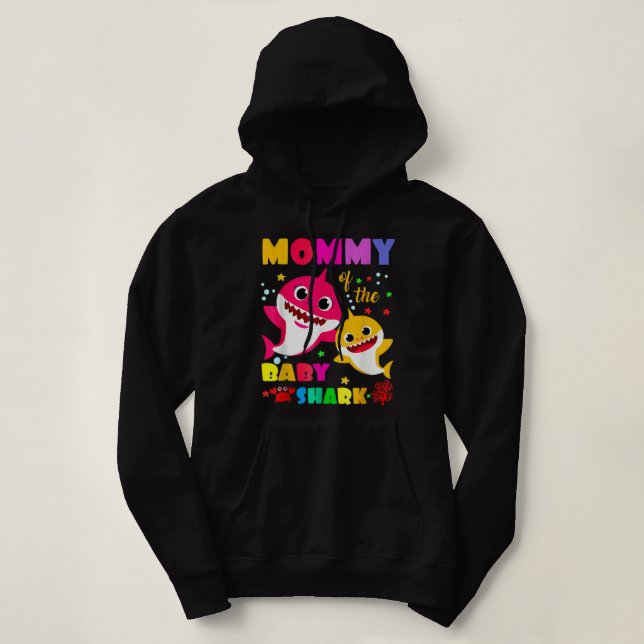 Shark Shark Family Mother's Day  Hoodie (Design vorne)
