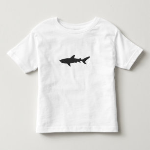 Shark-Silhouette - Hintergrundfarbe auswählen Kleinkind T-shirt