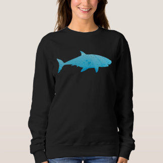 Shark Silhouette   Sharks    3 Sweatshirt