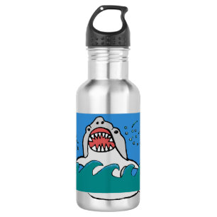 Shark Spritzer Fun Edelstahlflasche