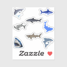 Shark Stickers Aufkleber