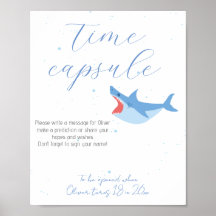 Shark Summer Party Pool und Birthday Time Kapsel