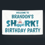 SHARK Theme Blue Aquamarin Birthday Party Kid Bann Banner<br><div class="desc">SHARK Theme Blue Aquamarin Birthday Party Kid Banner Es ist Zeit zu dekorieren! Dieses Banner zum Geburtstag zum Thema Hai wird ein Fieber sein!</div>