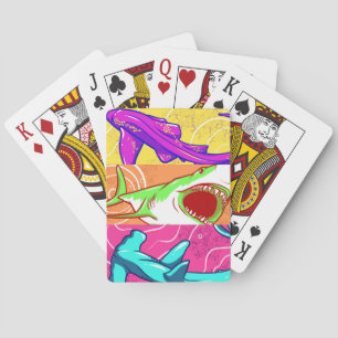 Shark Trio Spielkarten