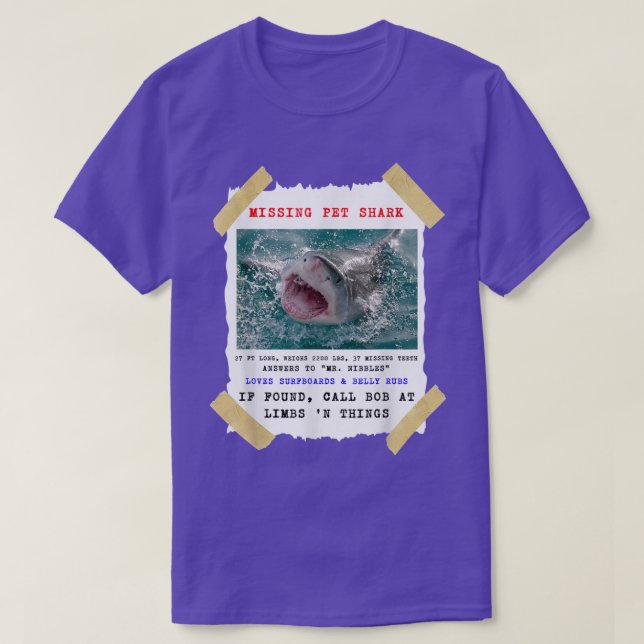 Shark Tshirt, Funny Shark Shirt, Shark Lover Gesch T-Shirt (Design vorne)