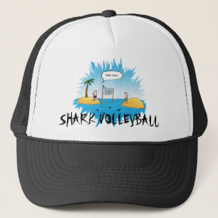Shark Volleyball Funny Cartoon Truckerkappe
