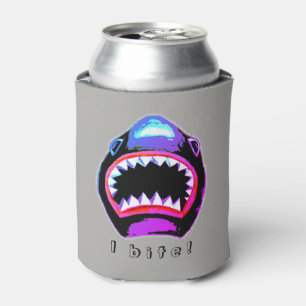 Shark Watercolor Pink Lila Illustration Dosenkühler
