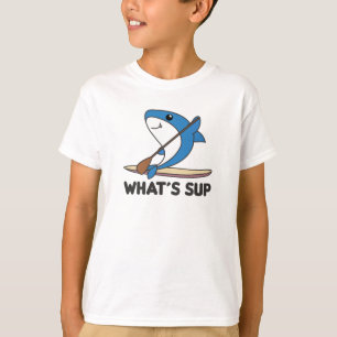Shark Whats Sup Team Funny Sharks Paddeln T-Shirt