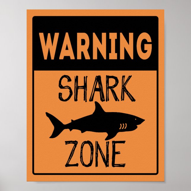 Shark Zone Poster (Vorne)