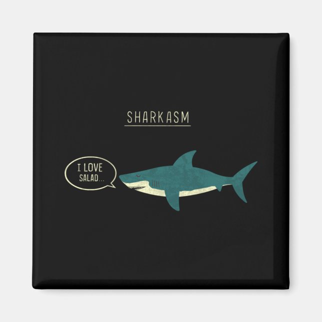 Sharkasm Classic Magnet (Vorne)