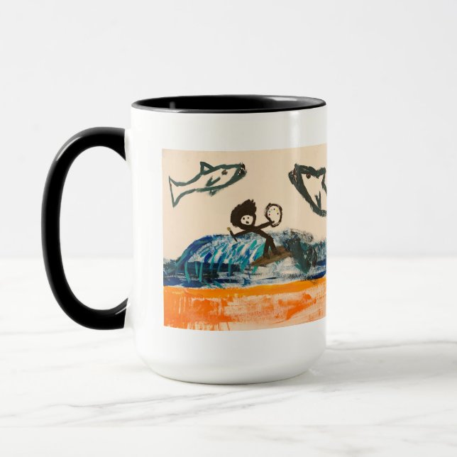 SharkBait Bob Ross Kaffee Tasse (Links)