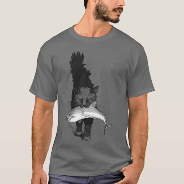 SharkCat-Freunde T-Shirt (Vorderseite)