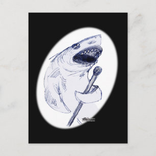 Sharkey Finatra Postkarte