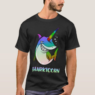 Sharkicorn Hai Einhorn Ozean Fantasie T-Shirt