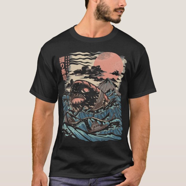 Sharkiri Sushi Freunde Junge T-Shirt (Vorderseite)