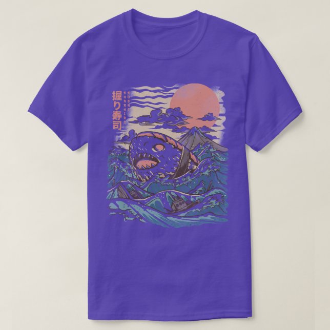 Sharkiri Sushi T-Shirt (Design vorne)