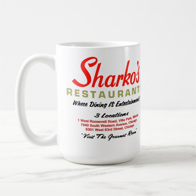 Sharko's Restaurants, 3 Lokale, Illinois Kaffeetasse (Links)