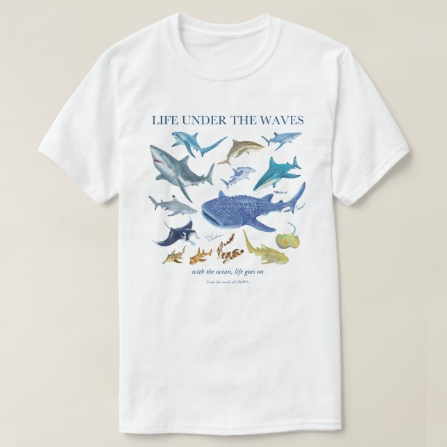 Sharks | Ocean Life T-Shirt (Design vorne)