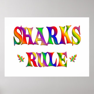 SHARKS-REGEL POSTER